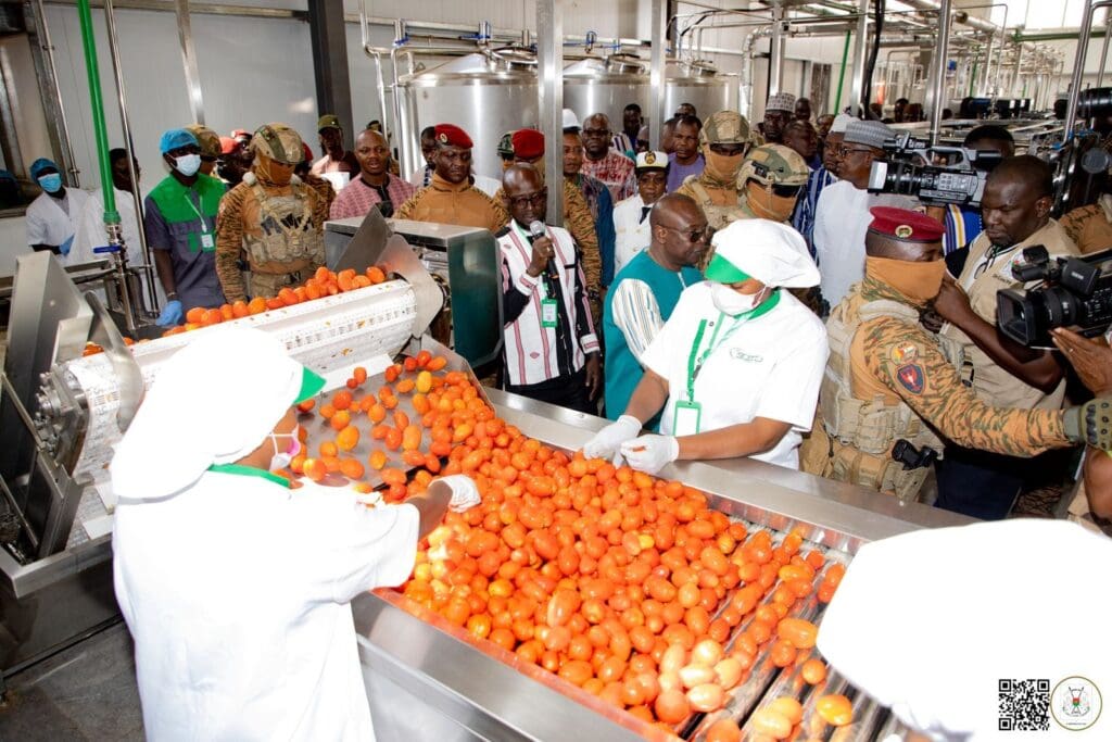 Burkina : une nouvelle usine de transformation de tomate